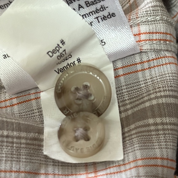 Eddie Bauer TL Mens Large classic fit button down long sleeve shirt. - Picture 9 of 9